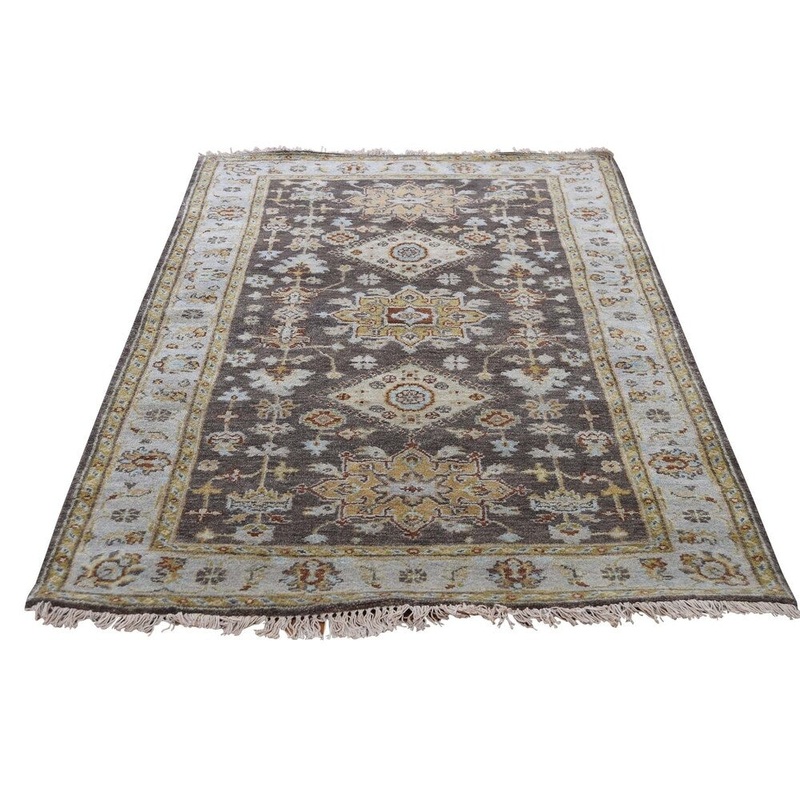 Shahbanu Rugs Hand-Knotted Pure Wool Karajeh Design Oriental Rug (3'0" x 5'0") - 3'0" x 5'0"