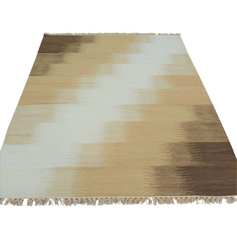 Shahbanu Rugs Flat Weave Durie Kilim 100 Percent Wool Hand Woven Oriental Rug (4'0" x 6'0") - 4'0" x 6'0"
