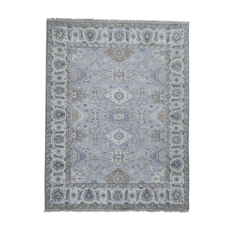 Shahbanu Rugs Karajeh Design Pure Wool Hand-Knotted Oriental Rug (5'0" x 7'3") - 5'0" x 7'3"