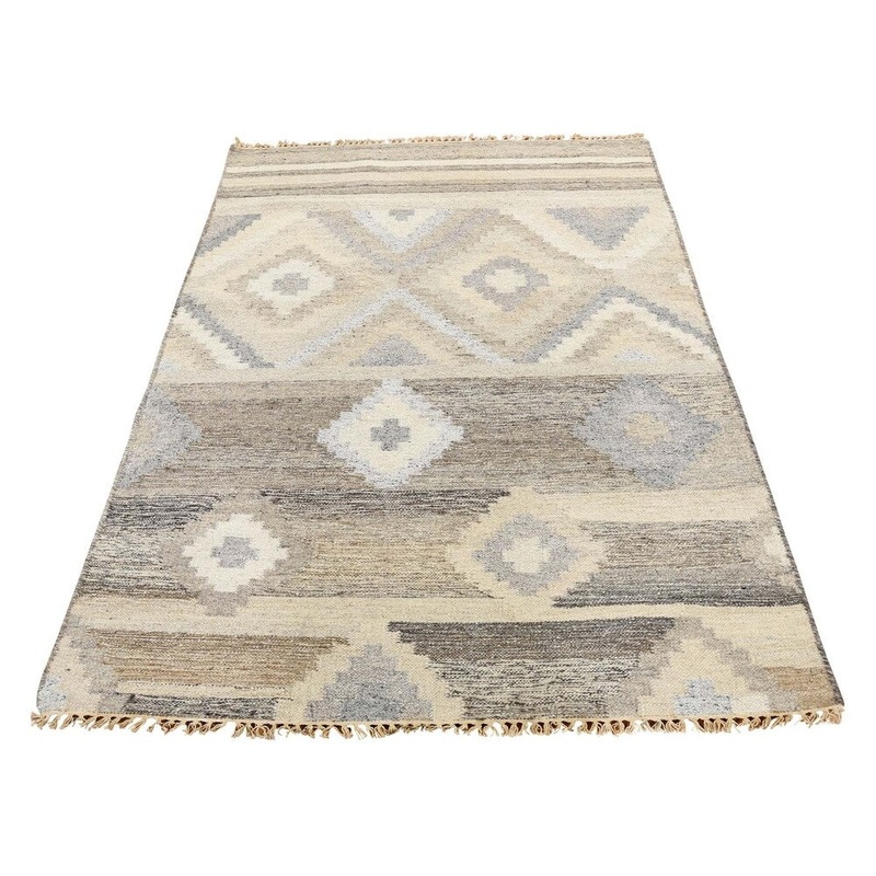 Shahbanu Rugs Reversible Flat Weave Anatolian Kilim Hand Woven Oriental Rug (4'2" x 5'9") - 4'2" x 5'9"