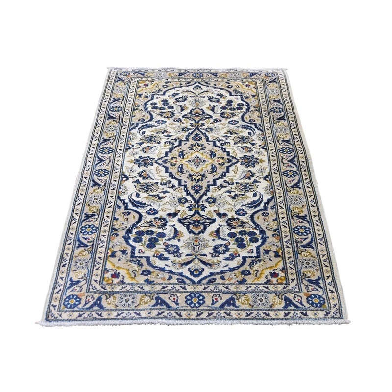 Shahbanu Rugs Vinatge Persian Kashan Pure Wool Hand-Knotted ORiental Rug (2'5" x 4'3") - 2'5" x 4'3"