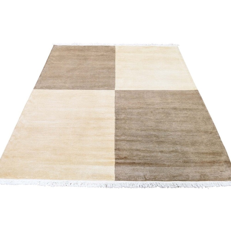Shahbanu Rugs Pure Wool Hand Knotted Gabbeh Peshawar Oriental Rug (4'8" x 6'5") - 4'8" x 6'5"