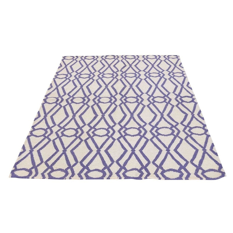 Shahbanu Rugs Pure Wool Hand-Woven Flat Weave Durie Kilim Reversible Rug (5'4" x 7'0") - 5'4" x 7'0"