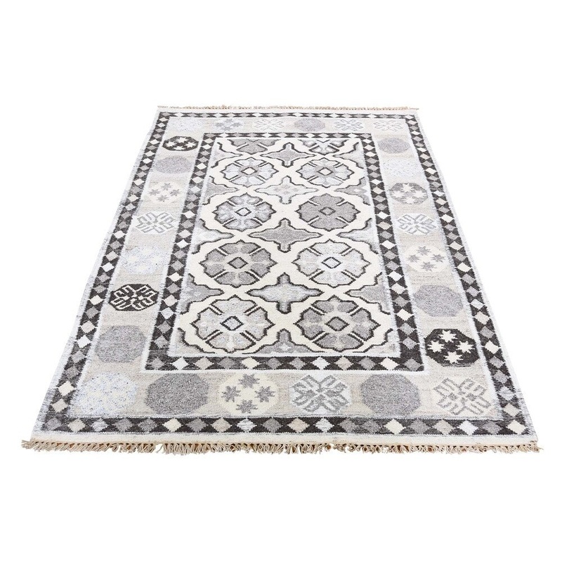 Shahbanu Rugs Reversible Flat Weave Anatolian Kilim Hand Woven Oriental Rug (4'1" x 6'2") - 4'1" x 6'2"