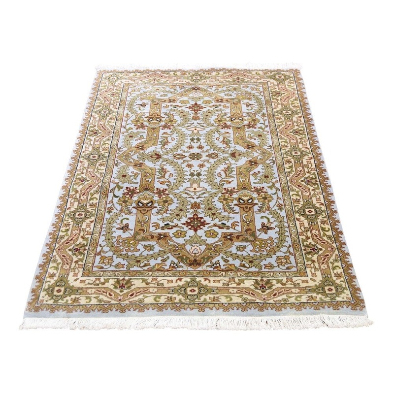 Shahbanu Rugs Tabriz Design Hand-Knotted 300 Kpsi New Zealand Wool Oriental Rug (3'0" x 5'0") - 3'0" x 5'0"