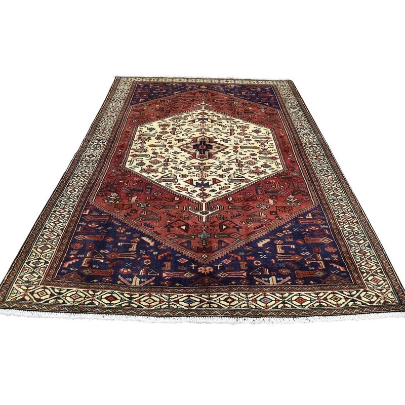 Shahbanu Rugs Pure Wool Hand-Knotted New Persian Malayer Oriental Rug (4'5" x 6'5") - 4'5" x 6'5"